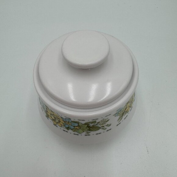 Vintage Noritake Springfield Progression China Sugar Bowl, Lid, Floral Sunflower - Picture 2 of 9